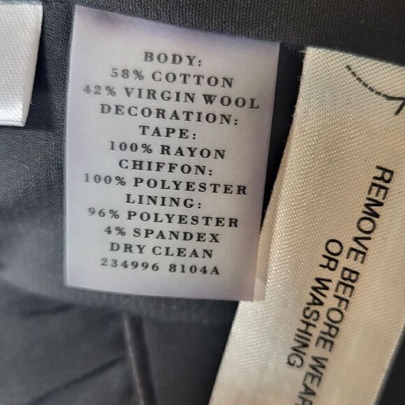 Ann Taylor Petite Black & White Wool Jacket - Picture 6 of 6